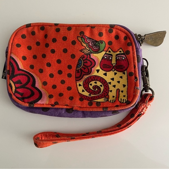 LAUREL BURCH Wristlet Cat Design - Picture 2 of 6